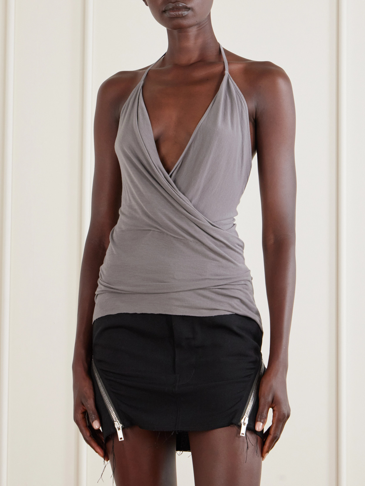 Draped Jersey Tank