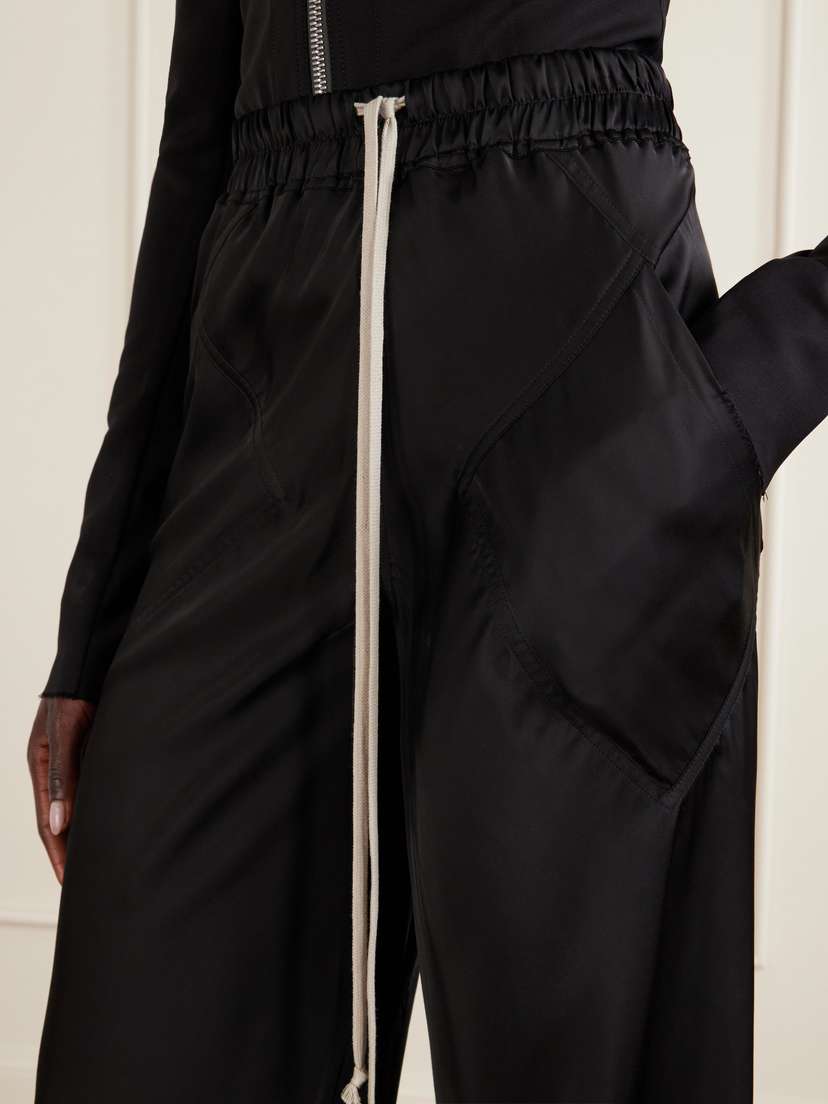 Rick Owens Charmeuse Wide-leg Drawstring Pants | Thumbnail 5