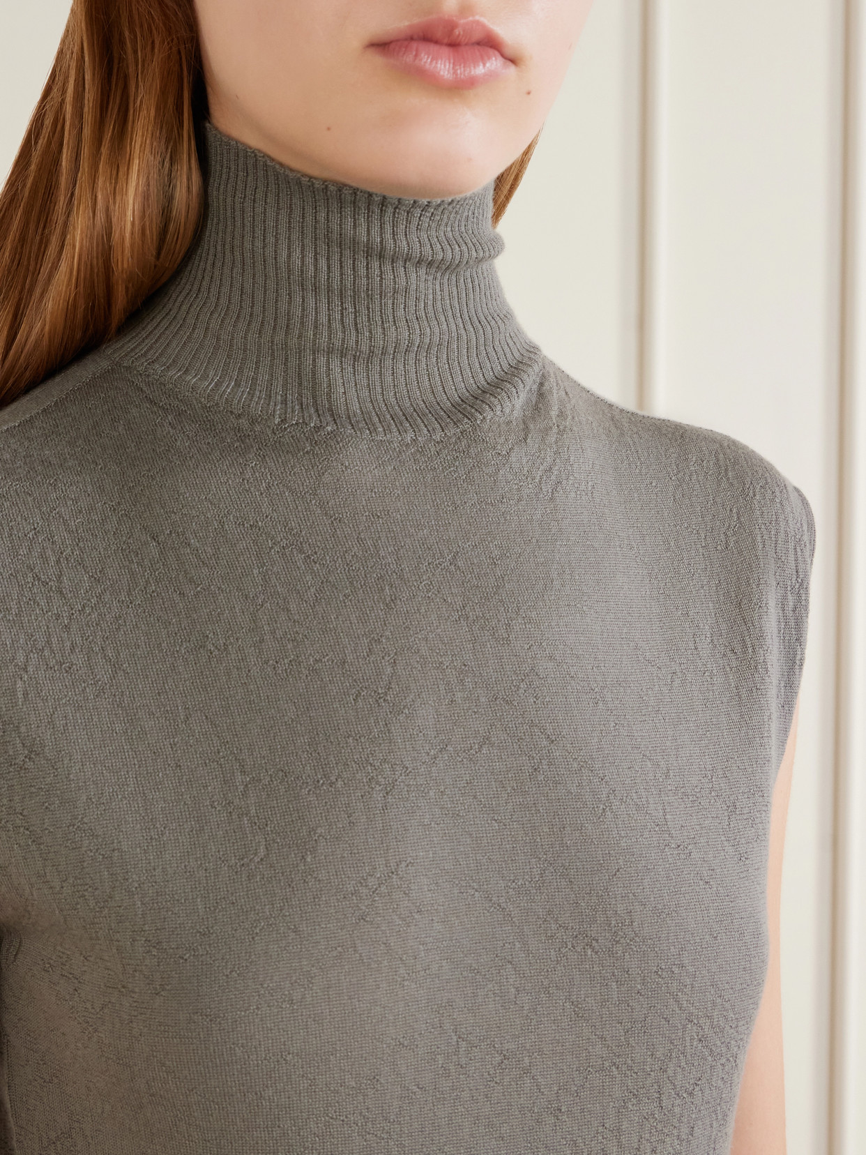 Ribbed Cashmere Top