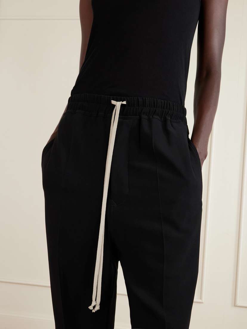 Rick Owens Astaires Cady Tapered Drawstring Pants | Thumbnail 5 Rick Owens Astaires Cady Tapered Drawstring Pants | Thumbnail 5