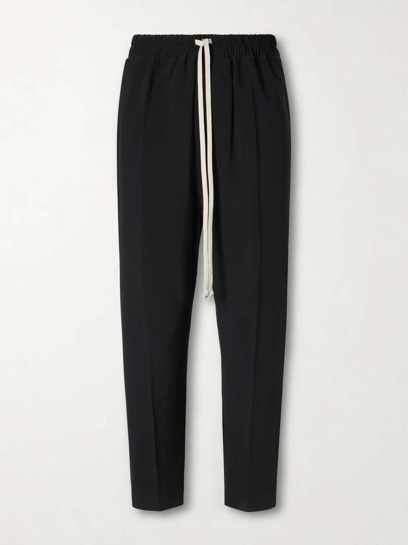 Rick Owens Astaires Cady Tapered Drawstring Pants
