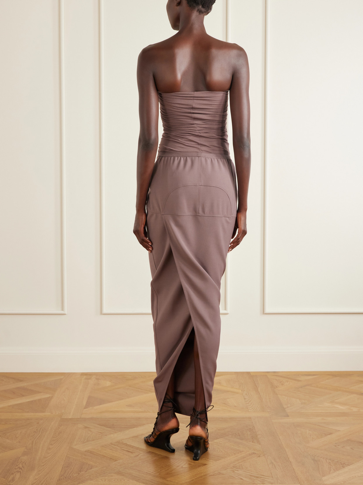 Soft Pillar Wool-Stretch Maxi
