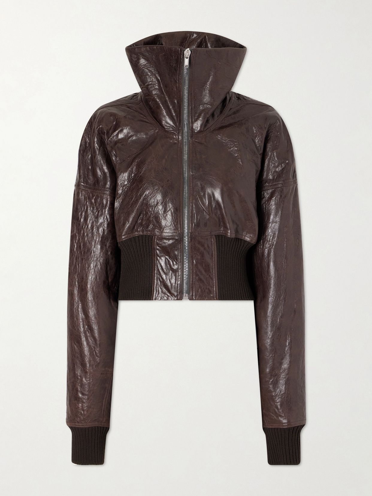 Dracuflight Textured Leather Jacket