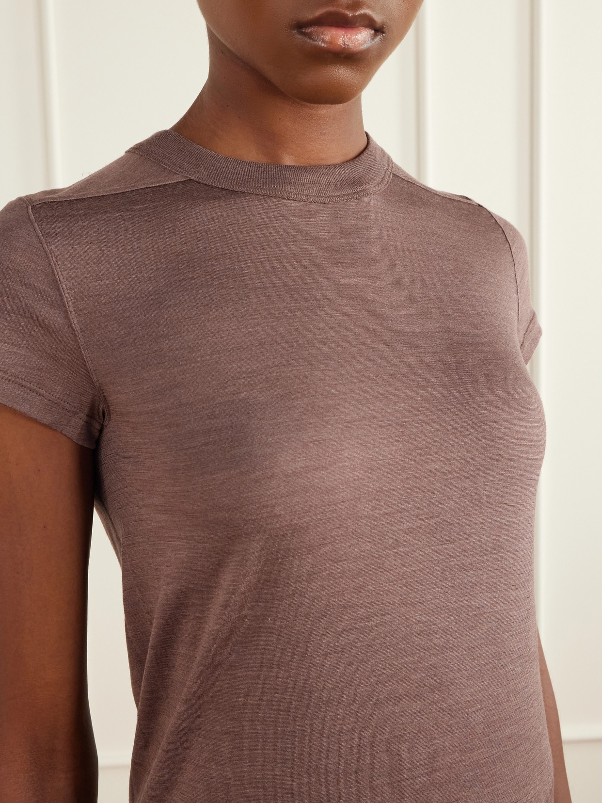 And Silk-Blend T-Shirt