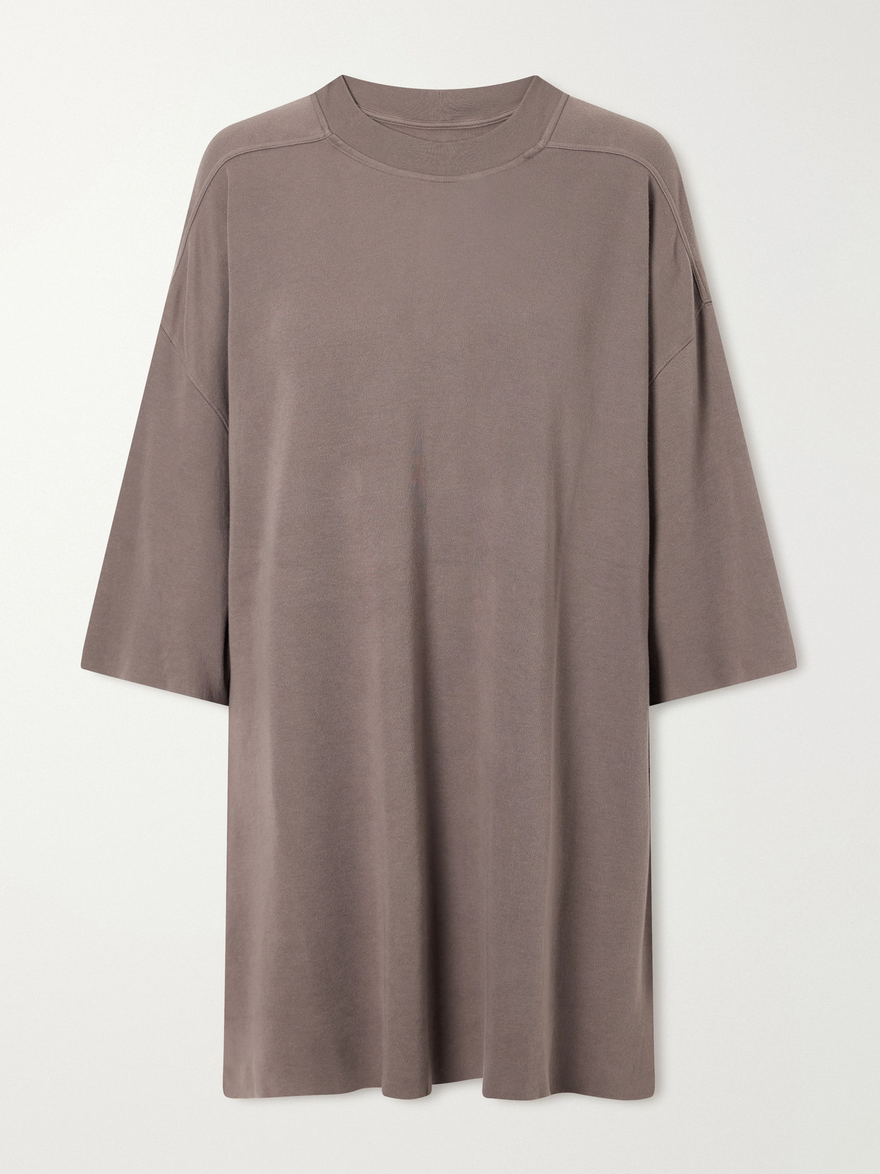 Rick Owens Tommy T Cotton-jersey T-shirt In Gray