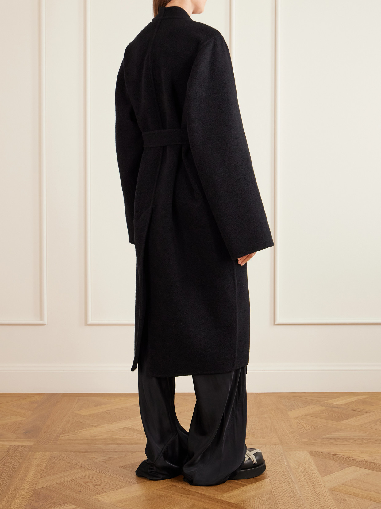 Dagger Belted Cashmere Coat