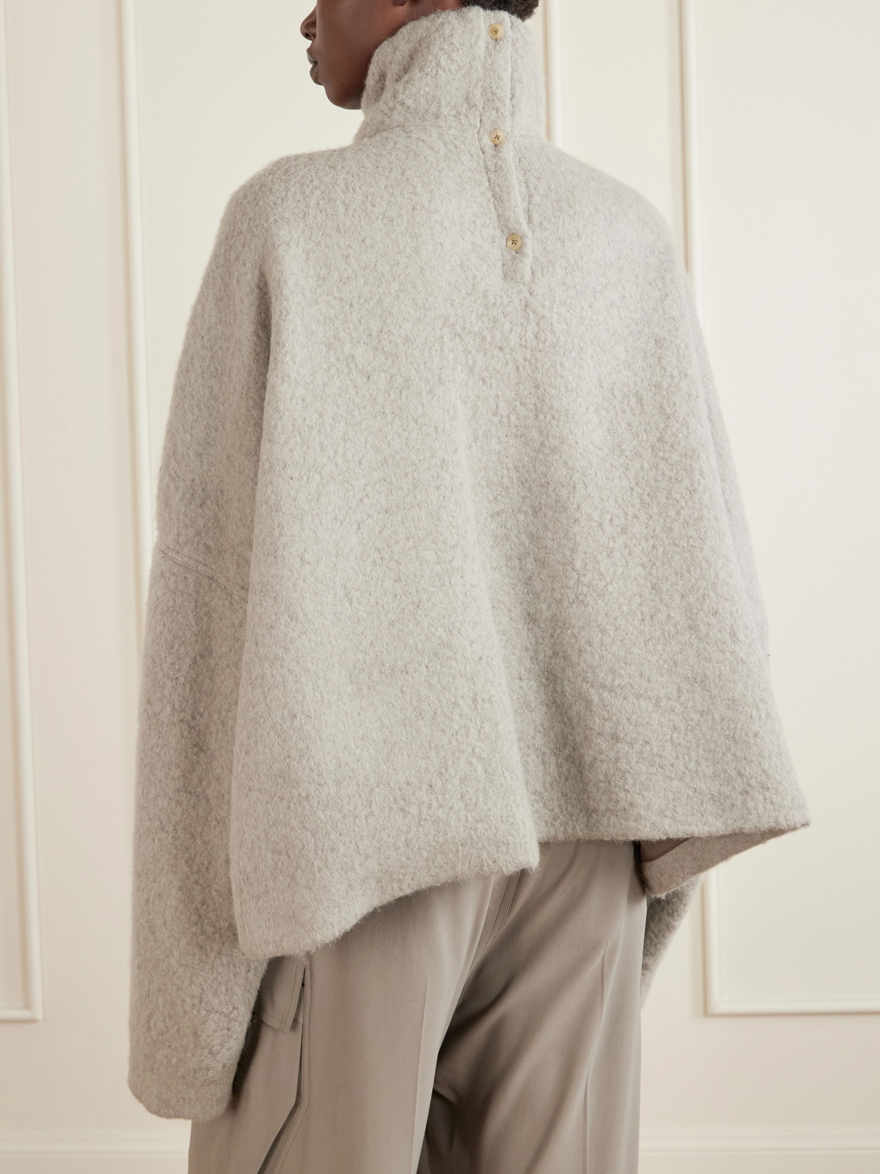 Jumbo Tabard Alpaca And Wool-Blend Sweater