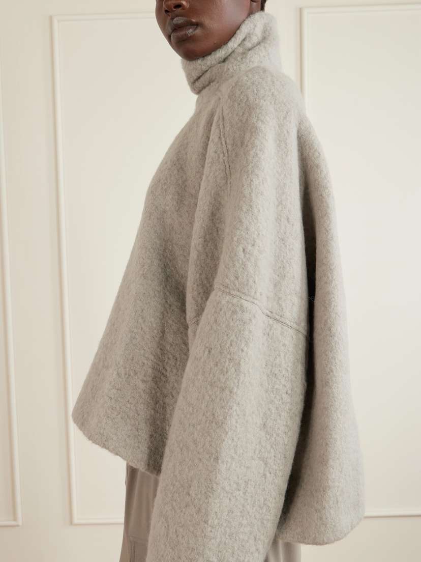 Rick Owens Jumbo Tabard Alpaca And Wool-blend Sweater | Thumbnail 4