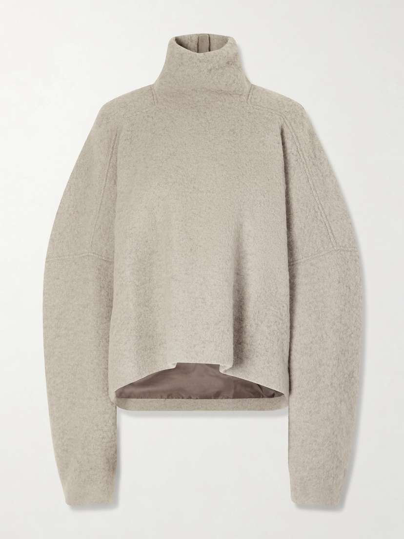 Rick Owens Jumbo Tabard Alpaca And Wool-blend Sweater