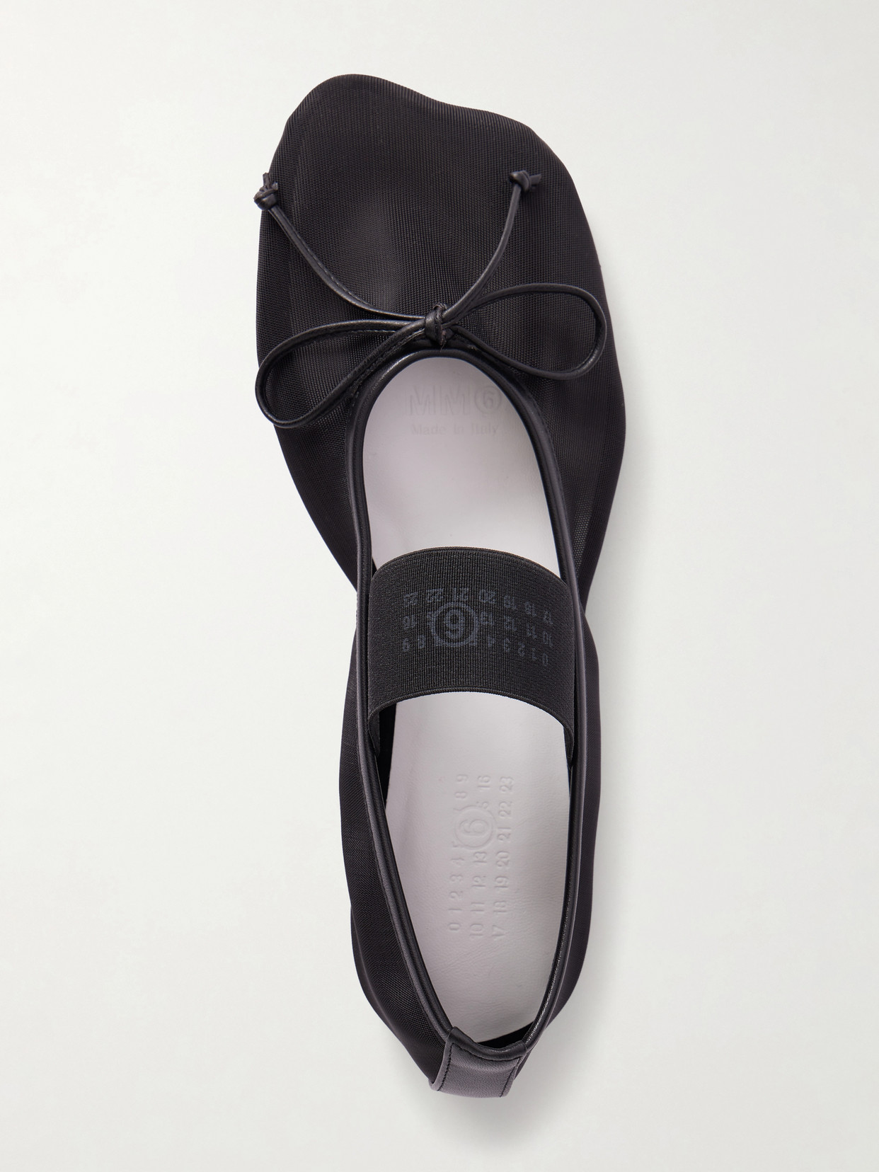 Mm6 Maison Margiela - Bow-Detailed Ballet Flats