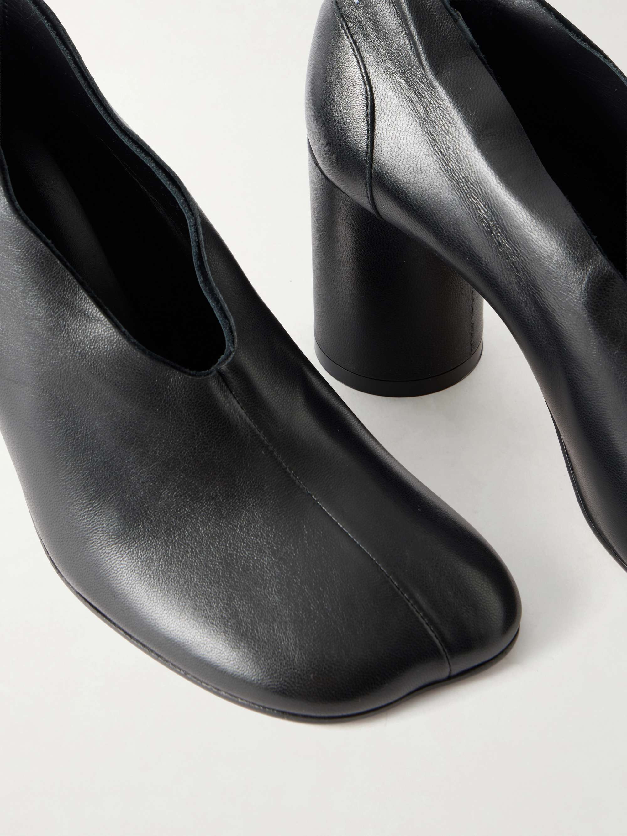 MM6 MAISON MARGIELA Court leather pumps | NET-A-PORTER