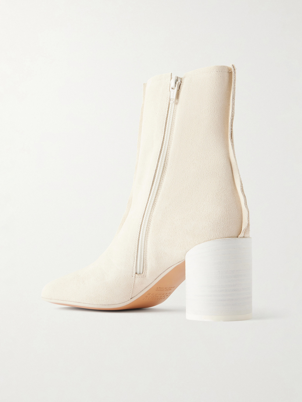 Mm6 Maison Margiela - Suede Split-Toe Ankle Boots