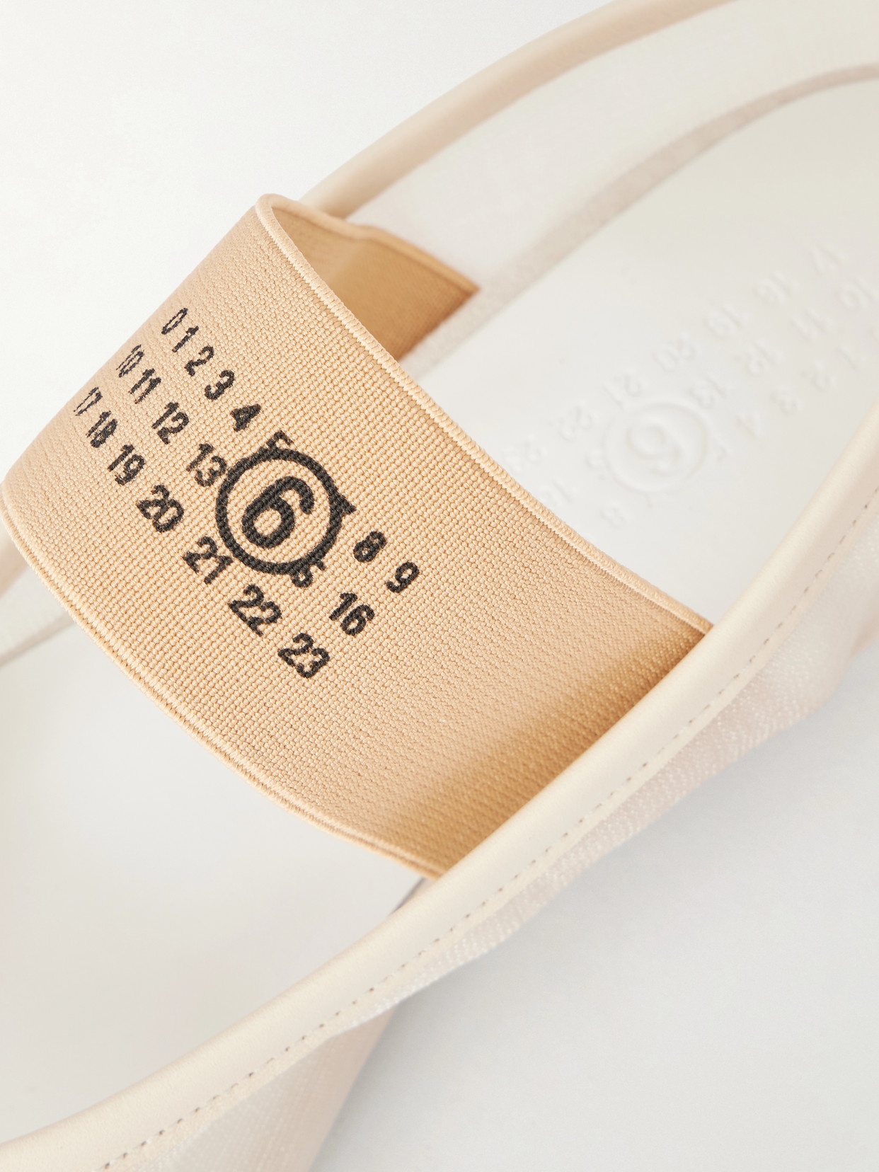 Mm6 Maison Margiela - Logo-Printed Ballet Flats