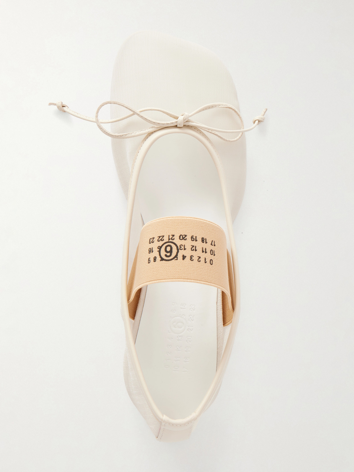 Mm6 Maison Margiela - Logo-Printed Ballet Flats