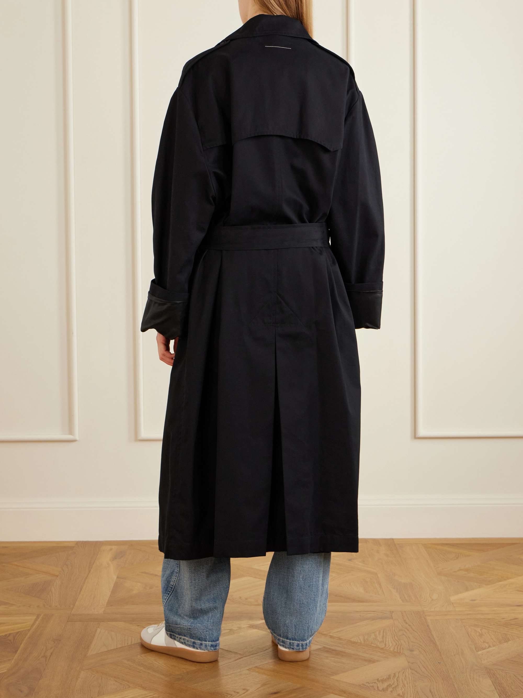 MM6 MAISON MARGIELA Cotton-gabardine trench coat | NET-A-PORTER