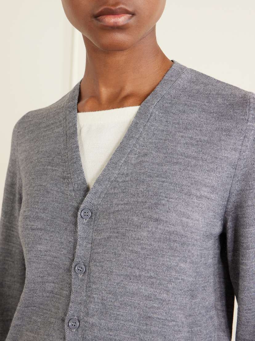 MM6 MAISON MARGIELA Wool-blend Cardigan | Thumbnail 4 MM6 MAISON MARGIELA Wool-blend Cardigan | Thumbnail 4