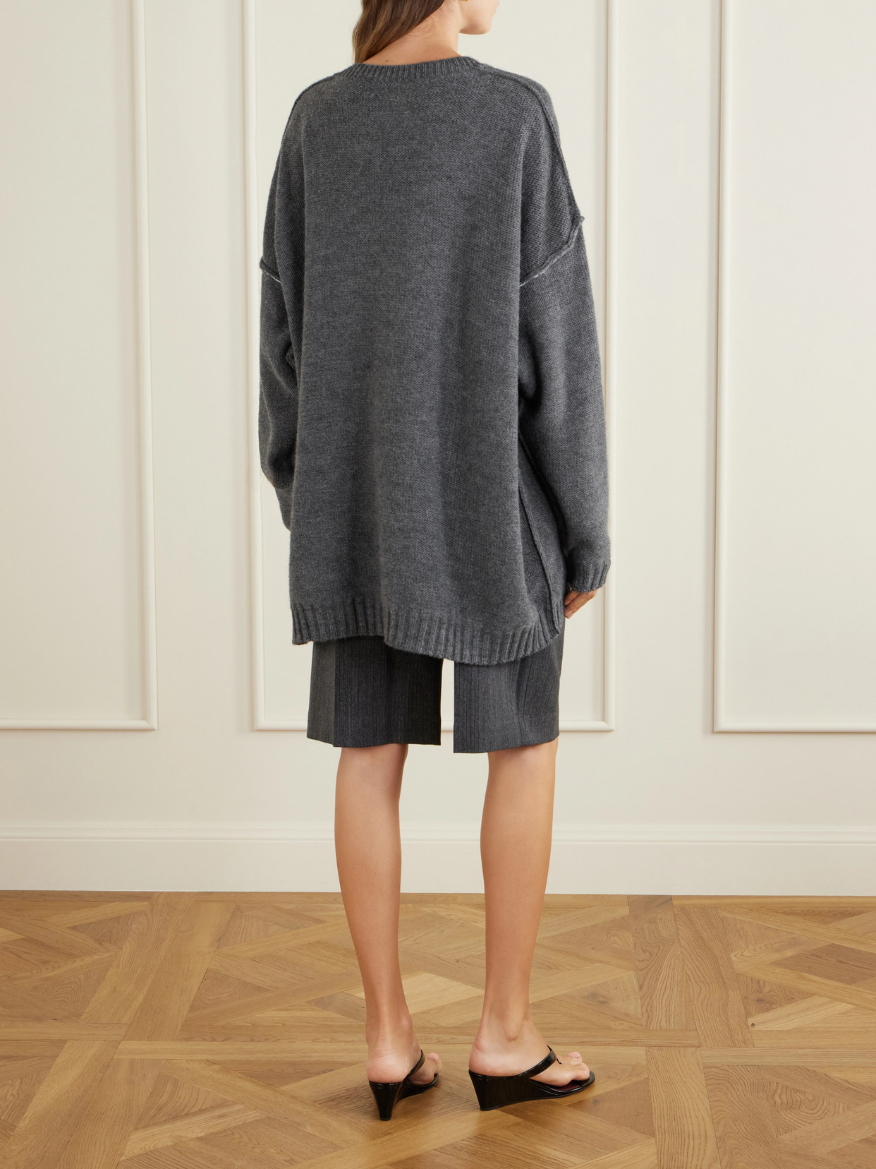 Mm6 Maison Margiela - Oversized Wool And Alpaca-Blend Sweater
