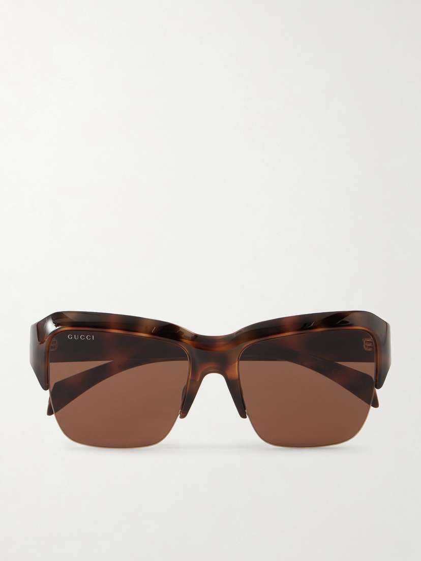 Gucci Eyewear Aviator-style Tortoiseshell Acetate Sunglasses