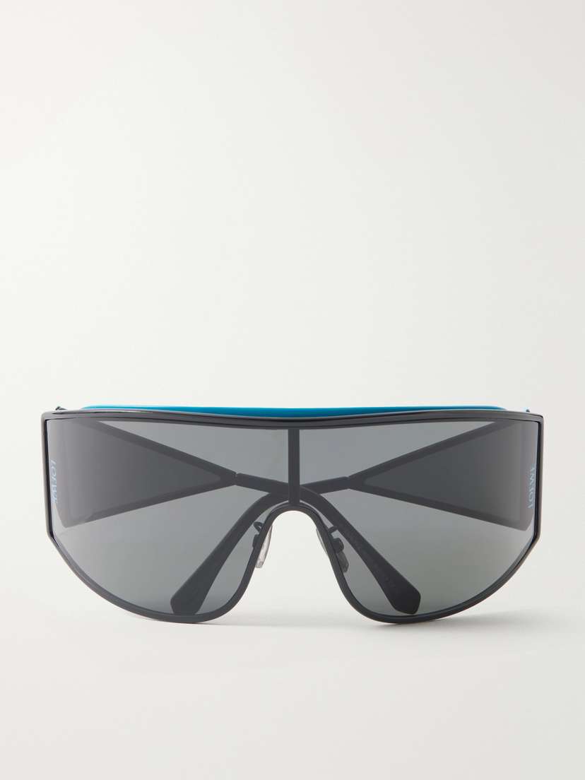 Loewe Speed Shield Mask Metal Sunglasses