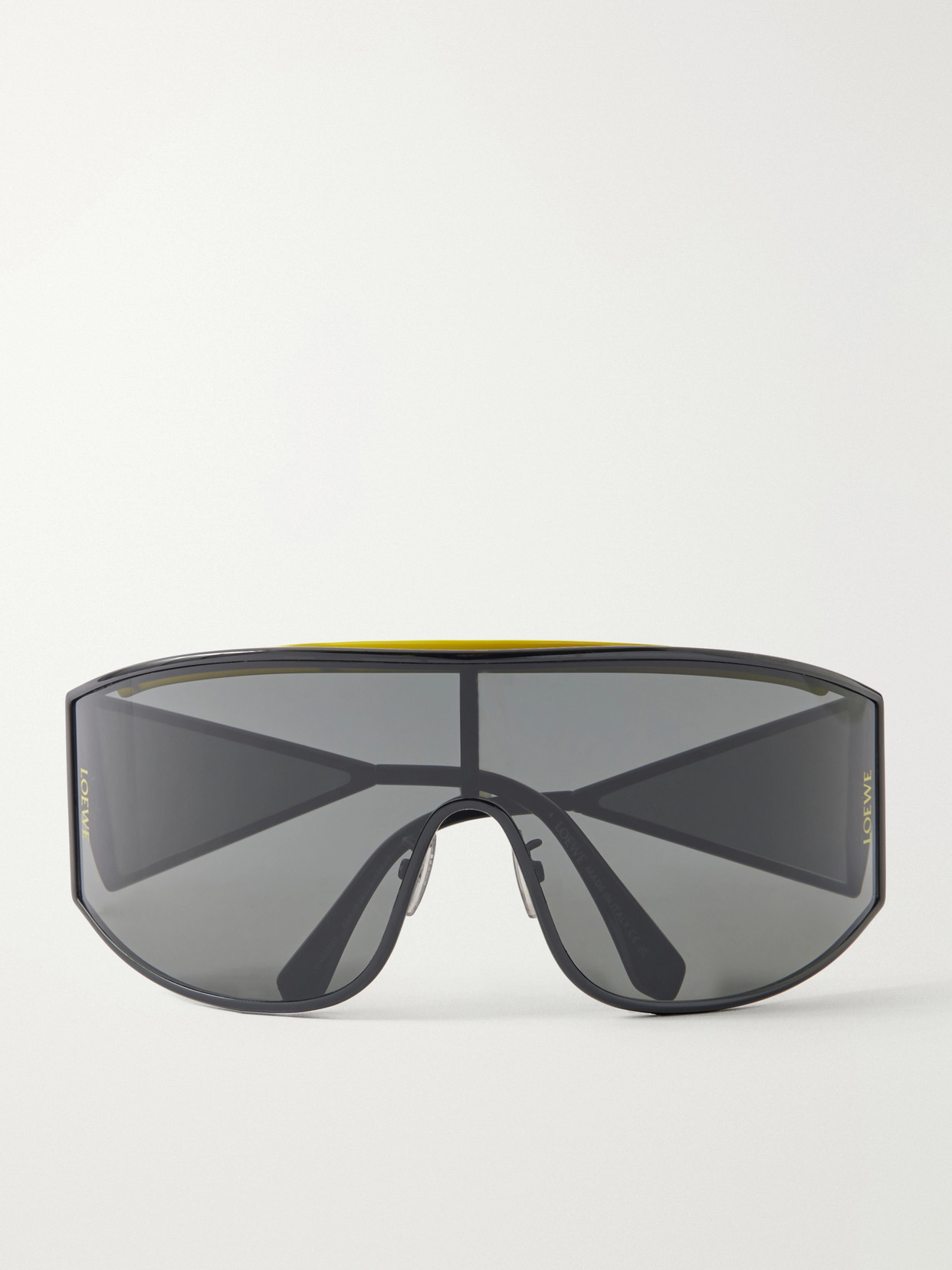 Loewe Metal Mask-frame Sunglasses In Gray