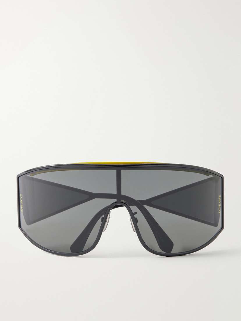 Loewe Speed Shield Mask Metal Sunglasses