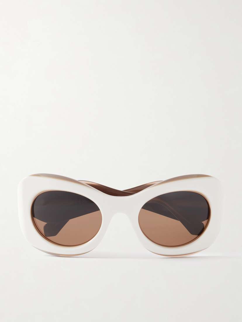 Loewe + Paula's Ibiza Rounded-frame Acetate Sunglasses