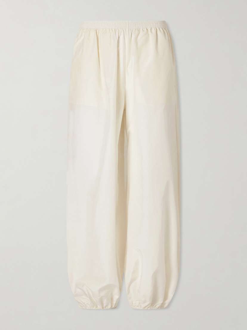 Loulou de Saison Almaya Cotton And Silk-blend Balloon Pants | Thumbnail 6