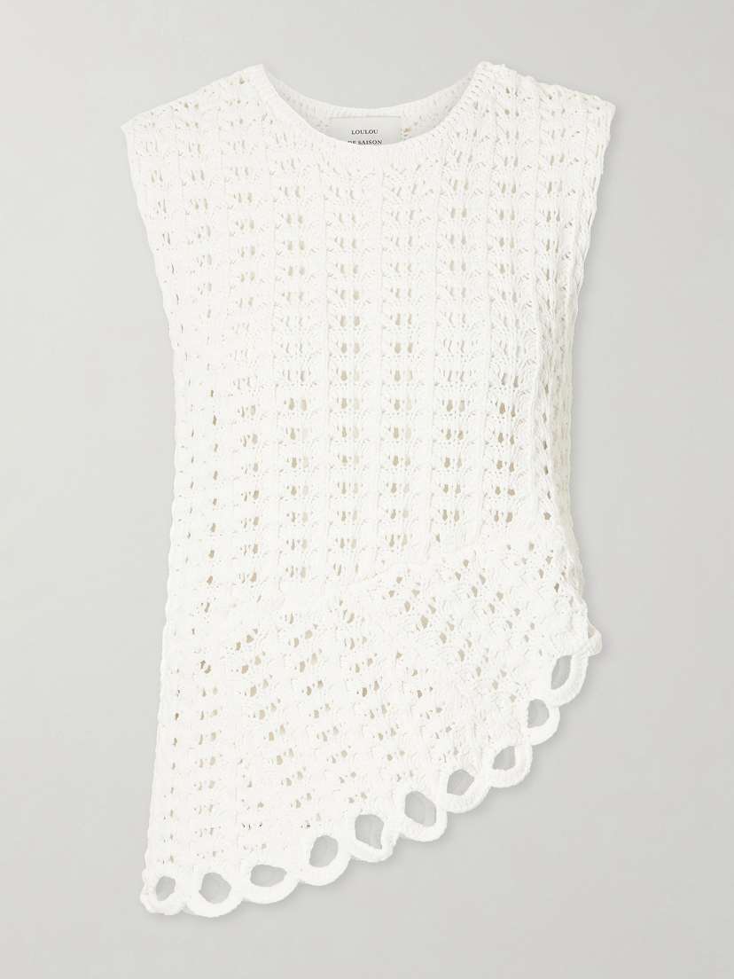 Loulou de Saison Saez Crocheted Top | Thumbnail 5