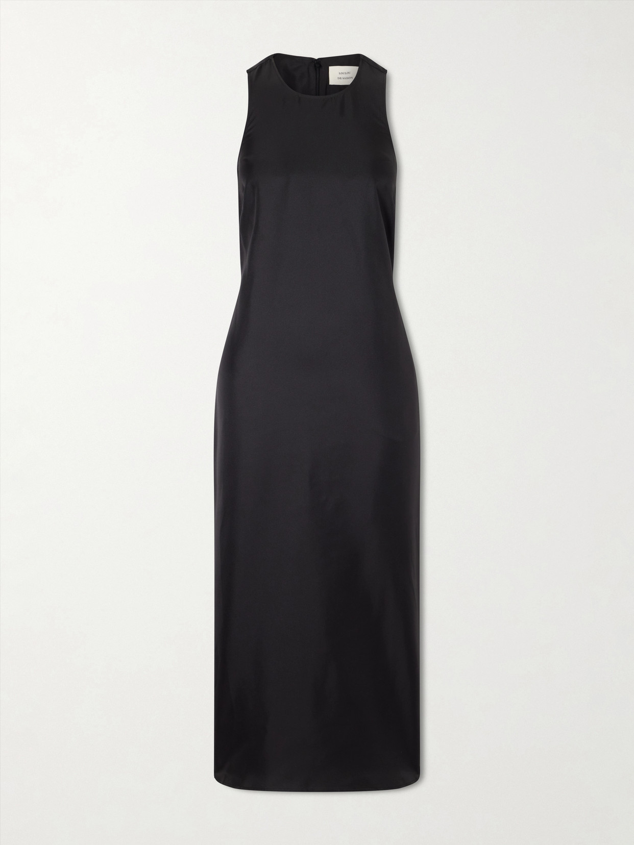 Loulou de Saison - Paloma Silk-twill Maxi Dress - Pink