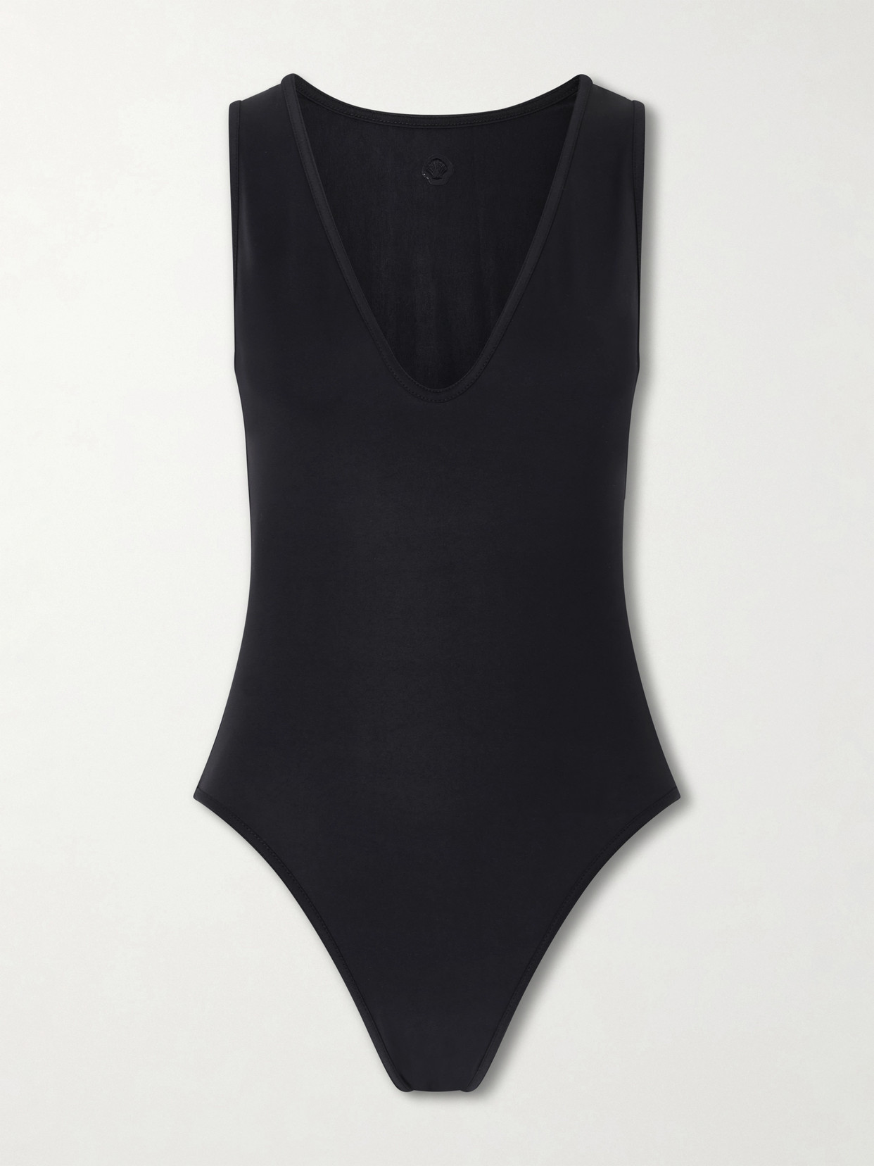 Loulou De Saison Gianna U-neck One-piece In Black
