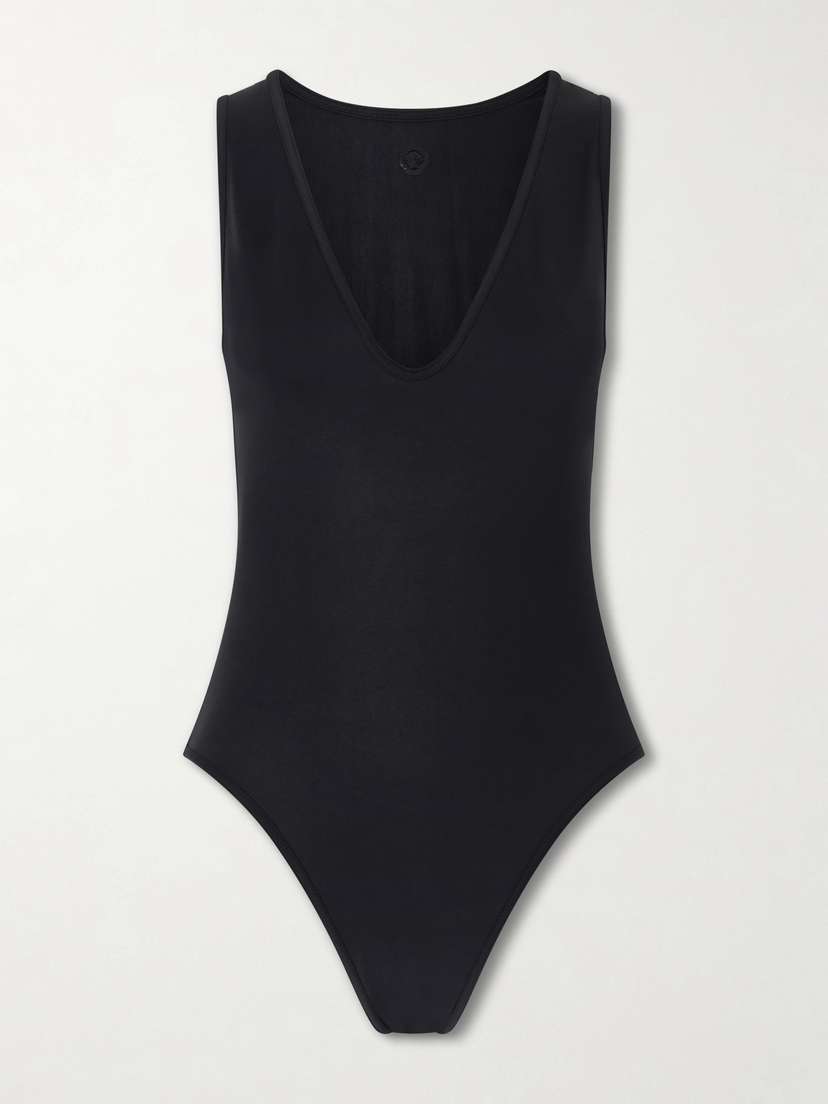 Loulou de Saison Gianna U-neck One-piece | Thumbnail 4 Loulou de Saison Gianna U-neck One-piece | Thumbnail 4