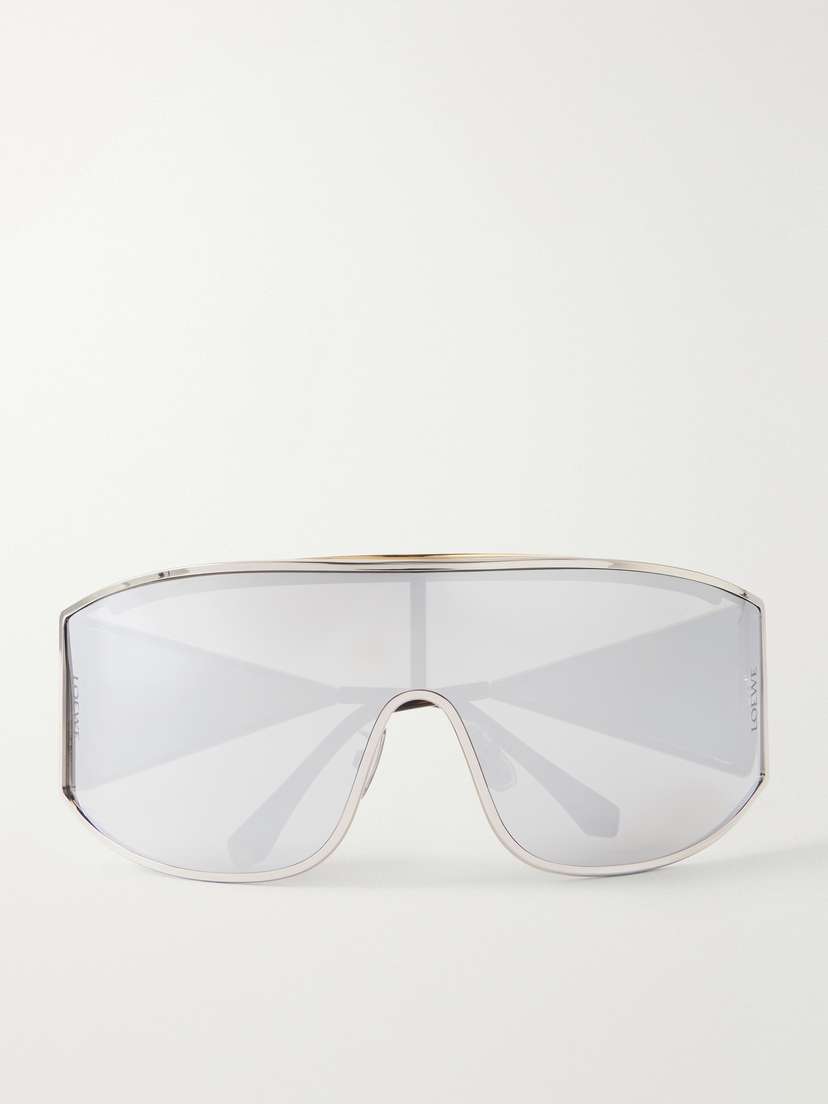 Loewe Speed Shield Mask Metal Sunglasses