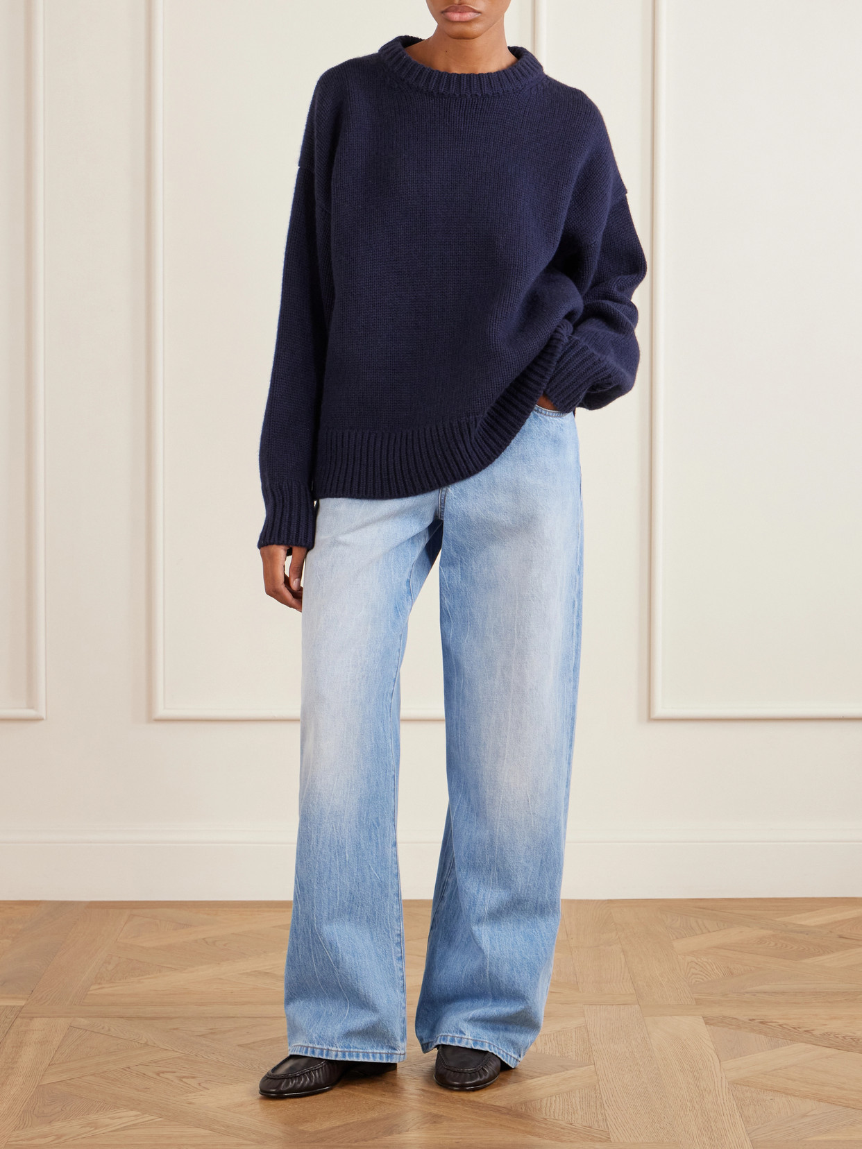 Eglitta Mid-Rise Straight-Leg Jeans
