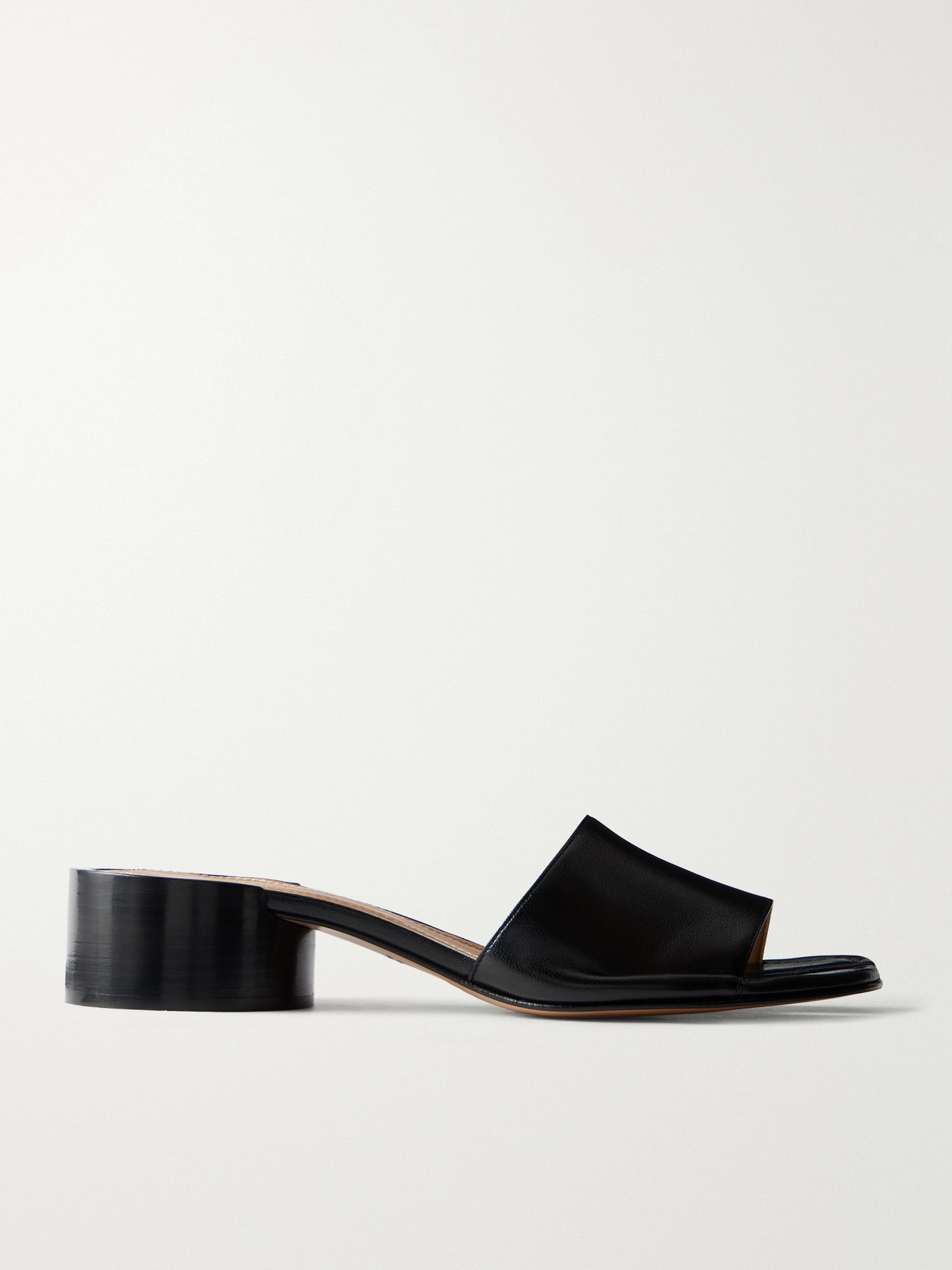 Maison Margiela - Tabi 30 Leather Sandals - Black