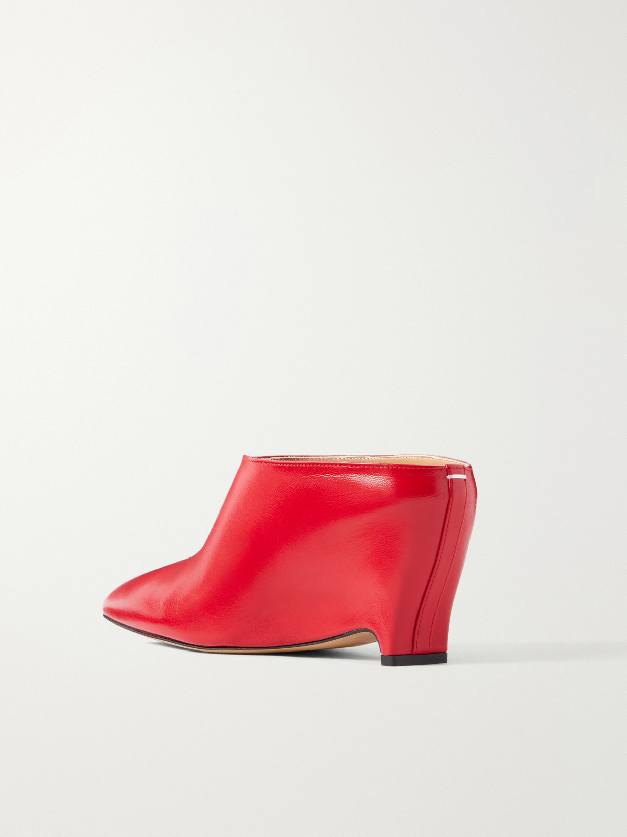 Less Leather Mules Heel