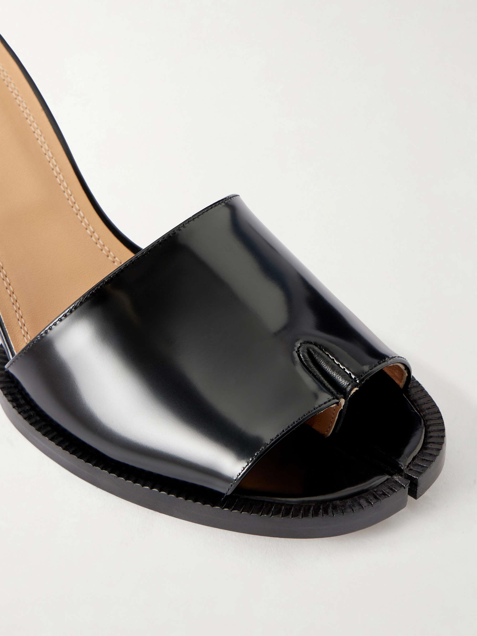 MAISON MARGIELA Tabi City leather sandals | NET-A-PORTER