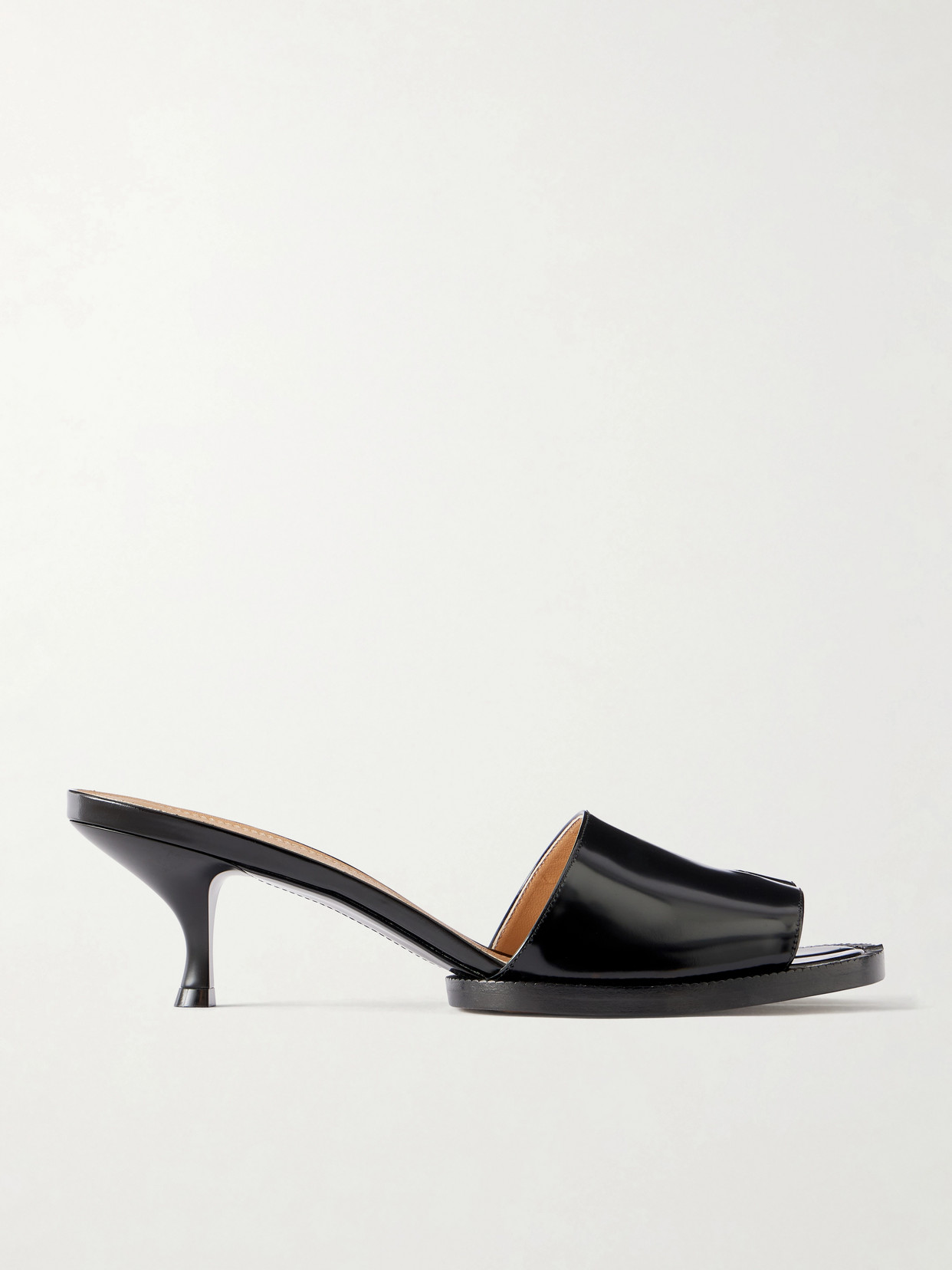 Maison Margiela - Tabi City Leather Sandals - Black