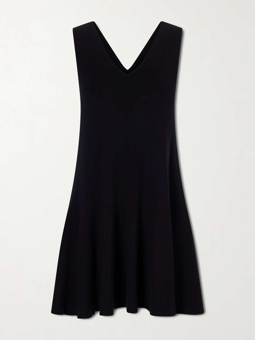 Arch4 Cotton, Silk And Cashmere Mini Dress