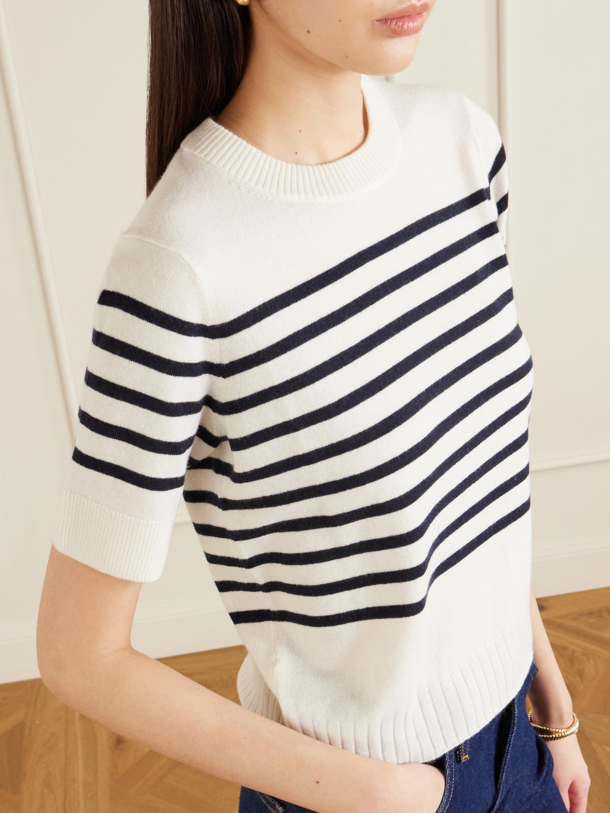 Dorian Striped Cashmere Sweater