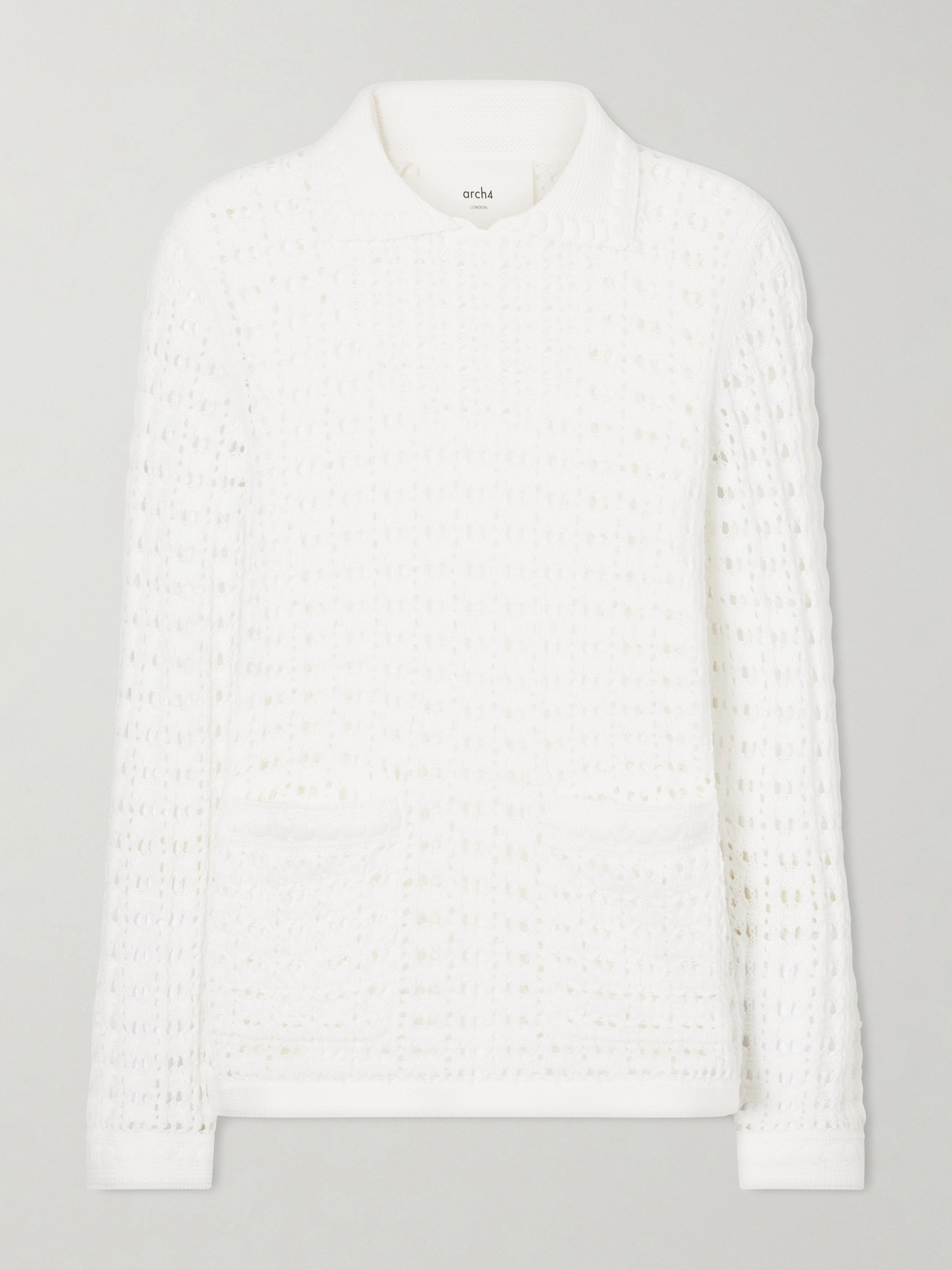 arch4 Sunny crochet-knit cotton sweater