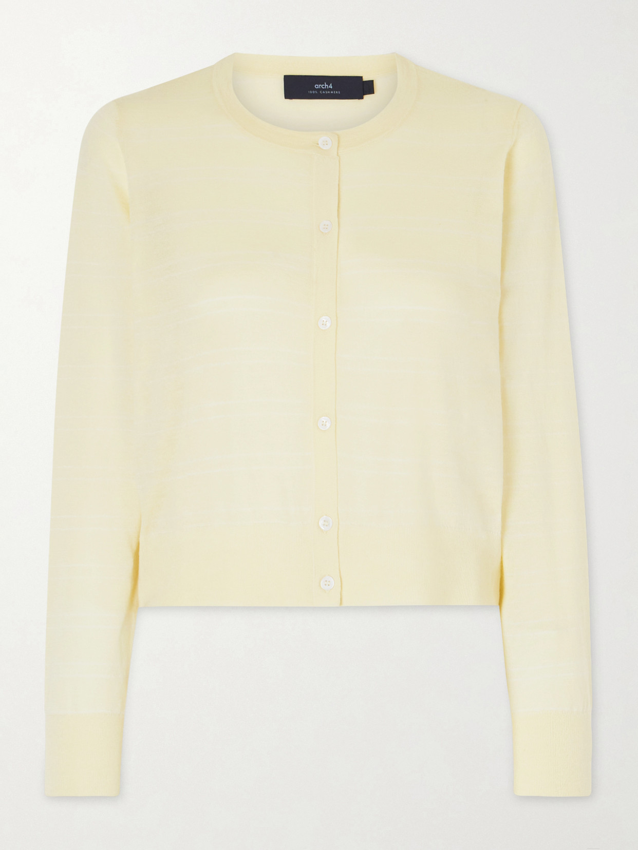 Arch4 Caspian Cashmere Cardigan In Yellow