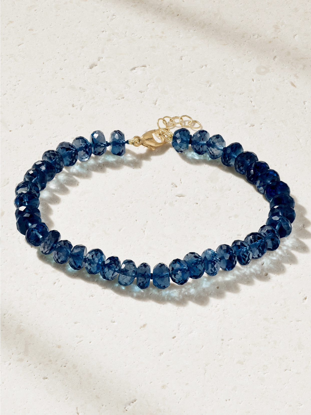 Jia Jia 14-karat Gold Topaz Bracelet In Blue