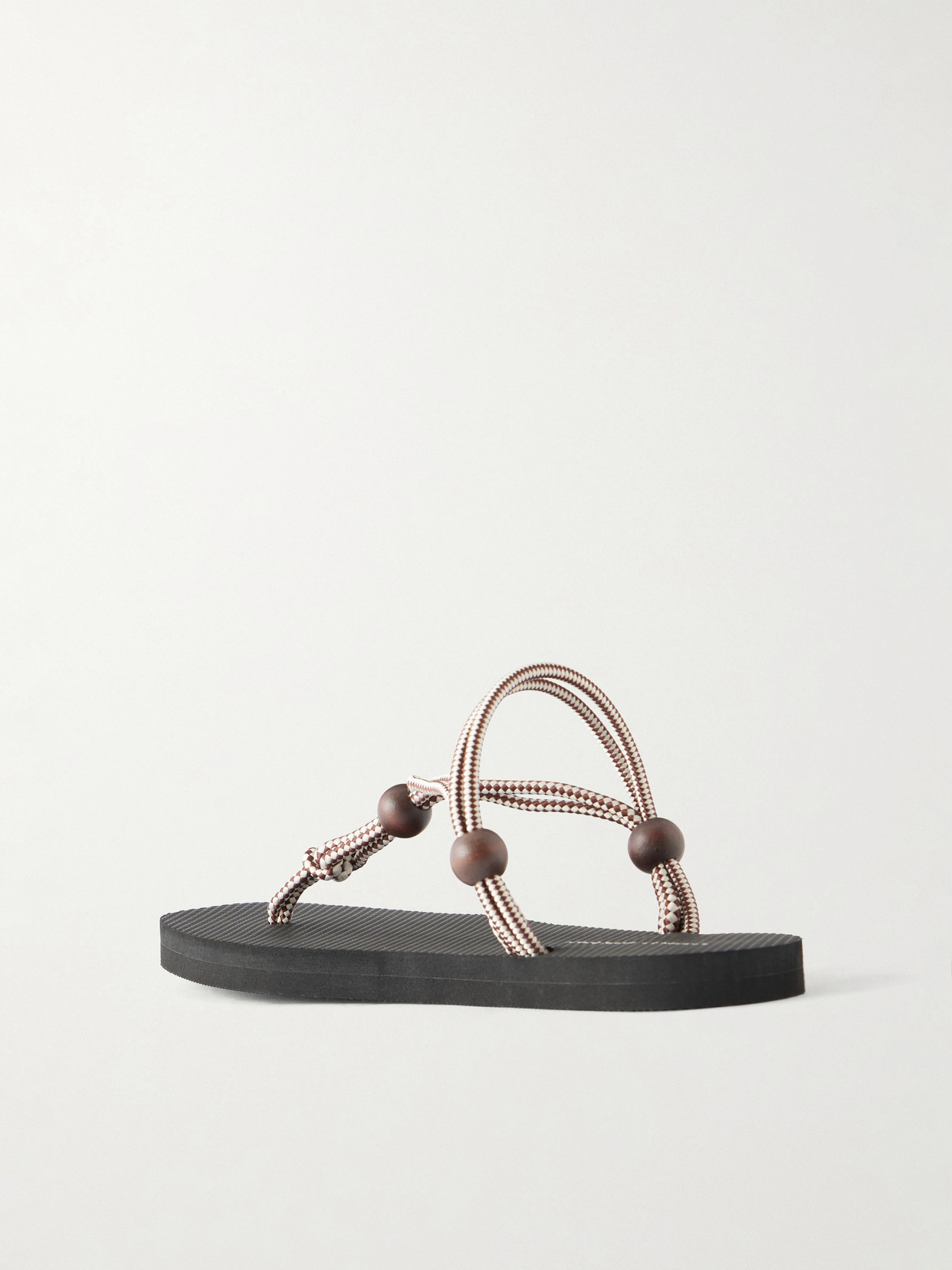Mika Bead-Embellished Cord Sandals