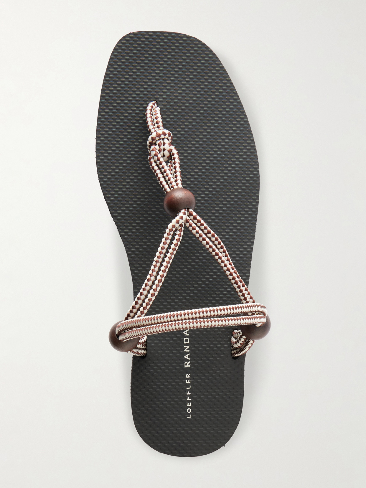Mika Bead-Embellished Cord Sandals