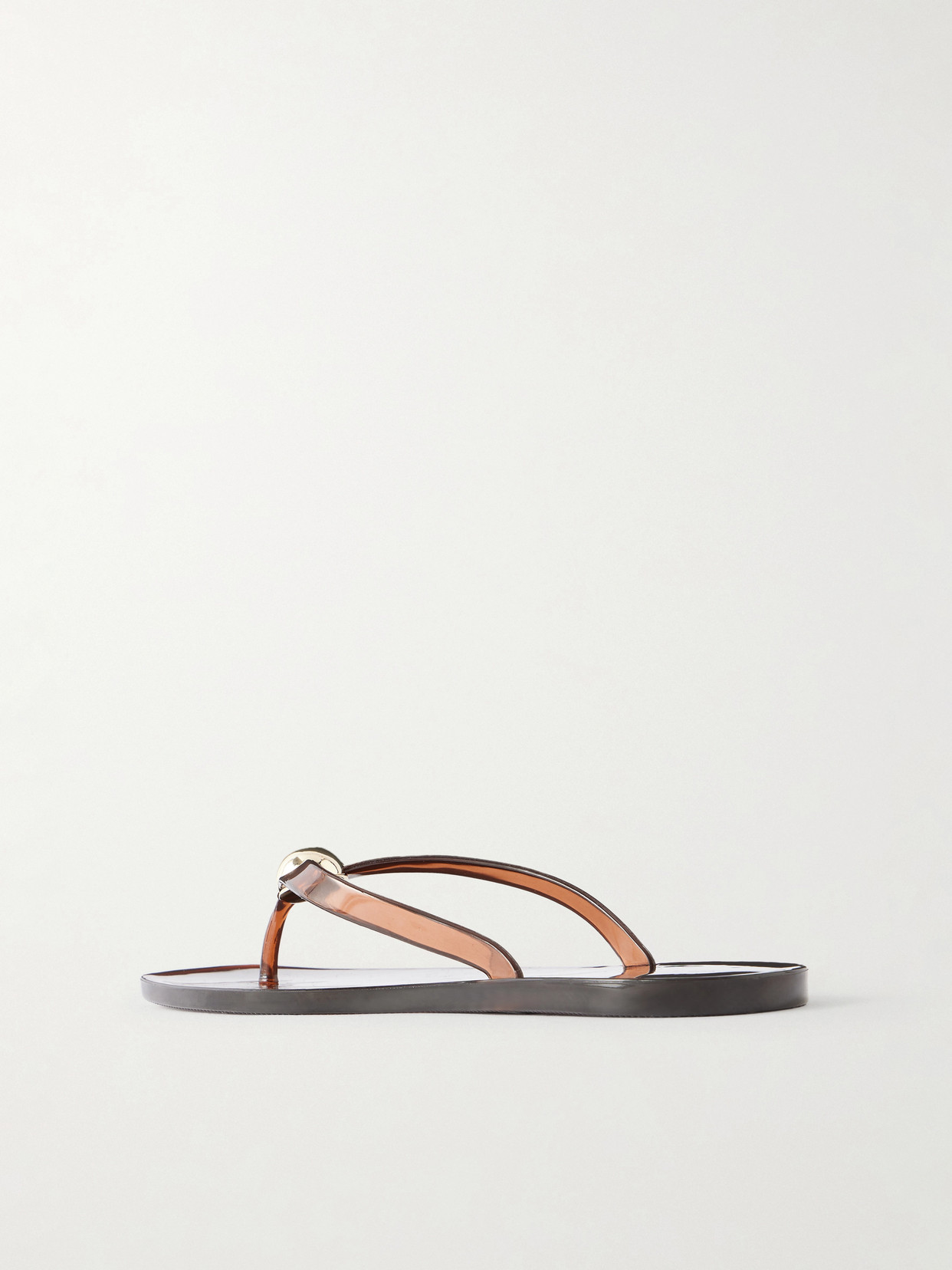 Jovie Embellished Pvc Thong Sandals