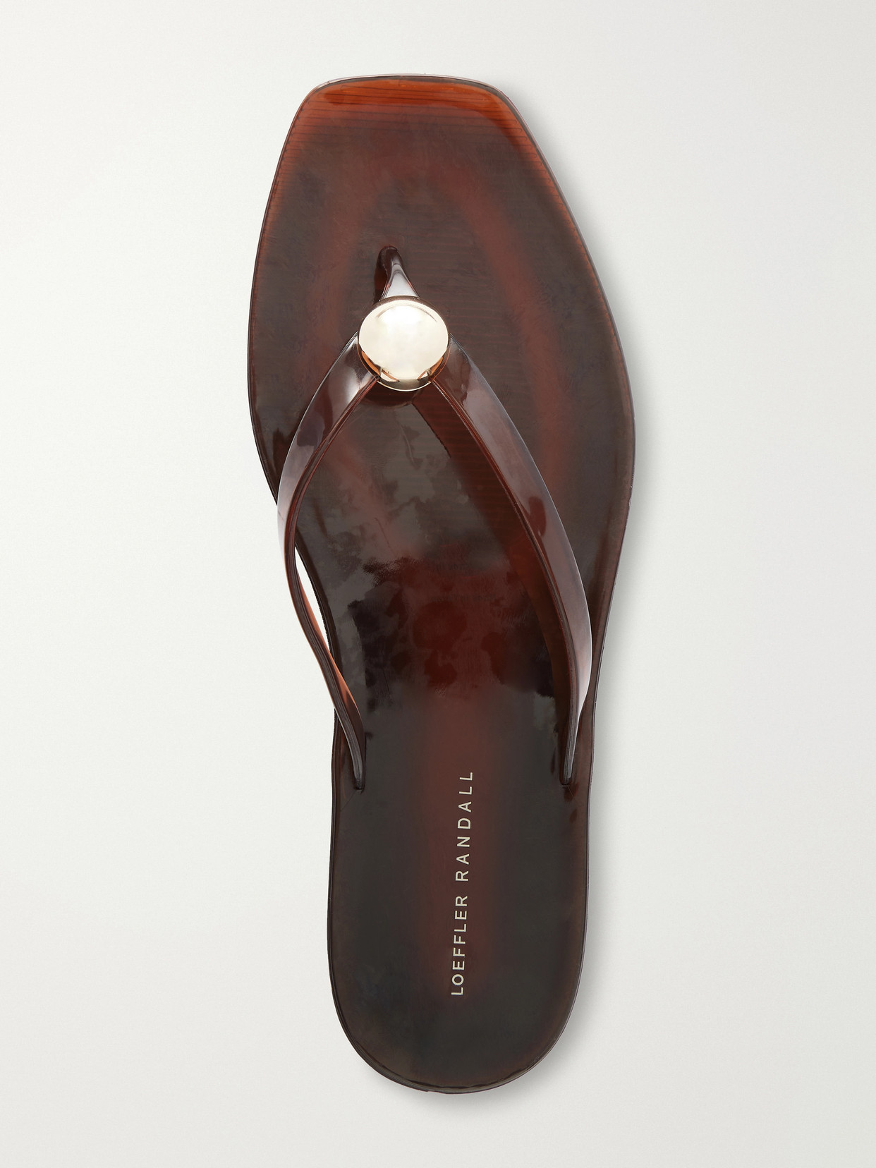 Jovie Embellished Pvc Thong Sandals
