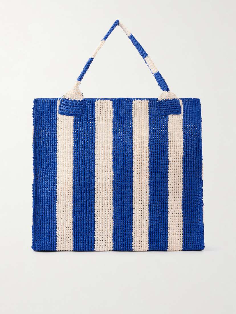 Loeffler Randall Sol Striped Woven Raffia Tote | Thumbnail 7 Loeffler Randall Sol Striped Woven Raffia Tote | Thumbnail 7