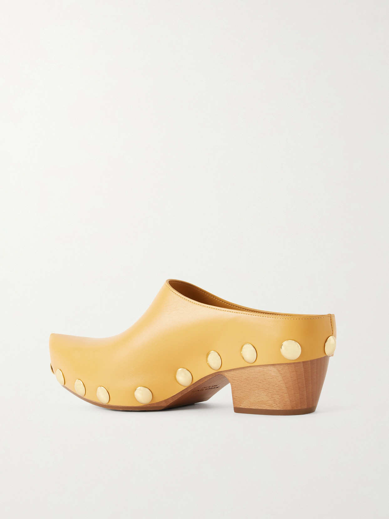 Gondola Studded Leather Clogs