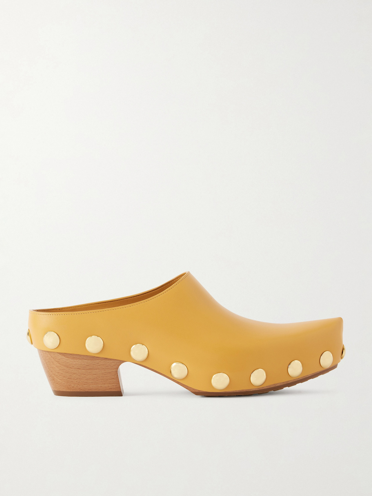 Gondola Studded Leather Clogs