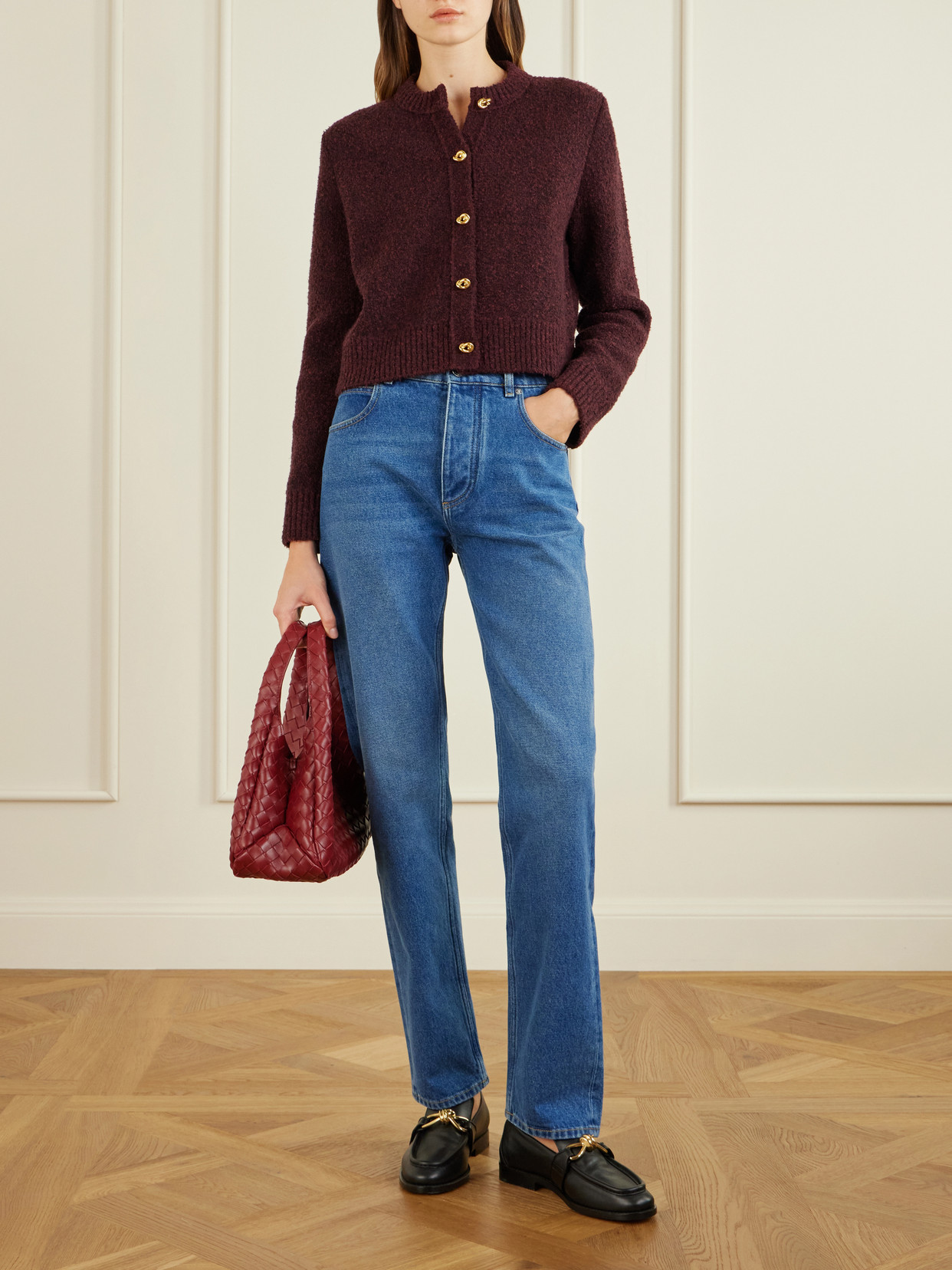 Campana Small Intrecciato Shoulder Bag